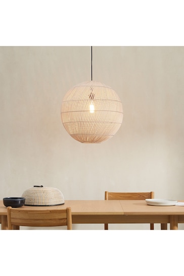 Java Lamp Table Rattan Buy MADE.COM Natural Rattan Java Round Lamp Shade from the Next UK ...