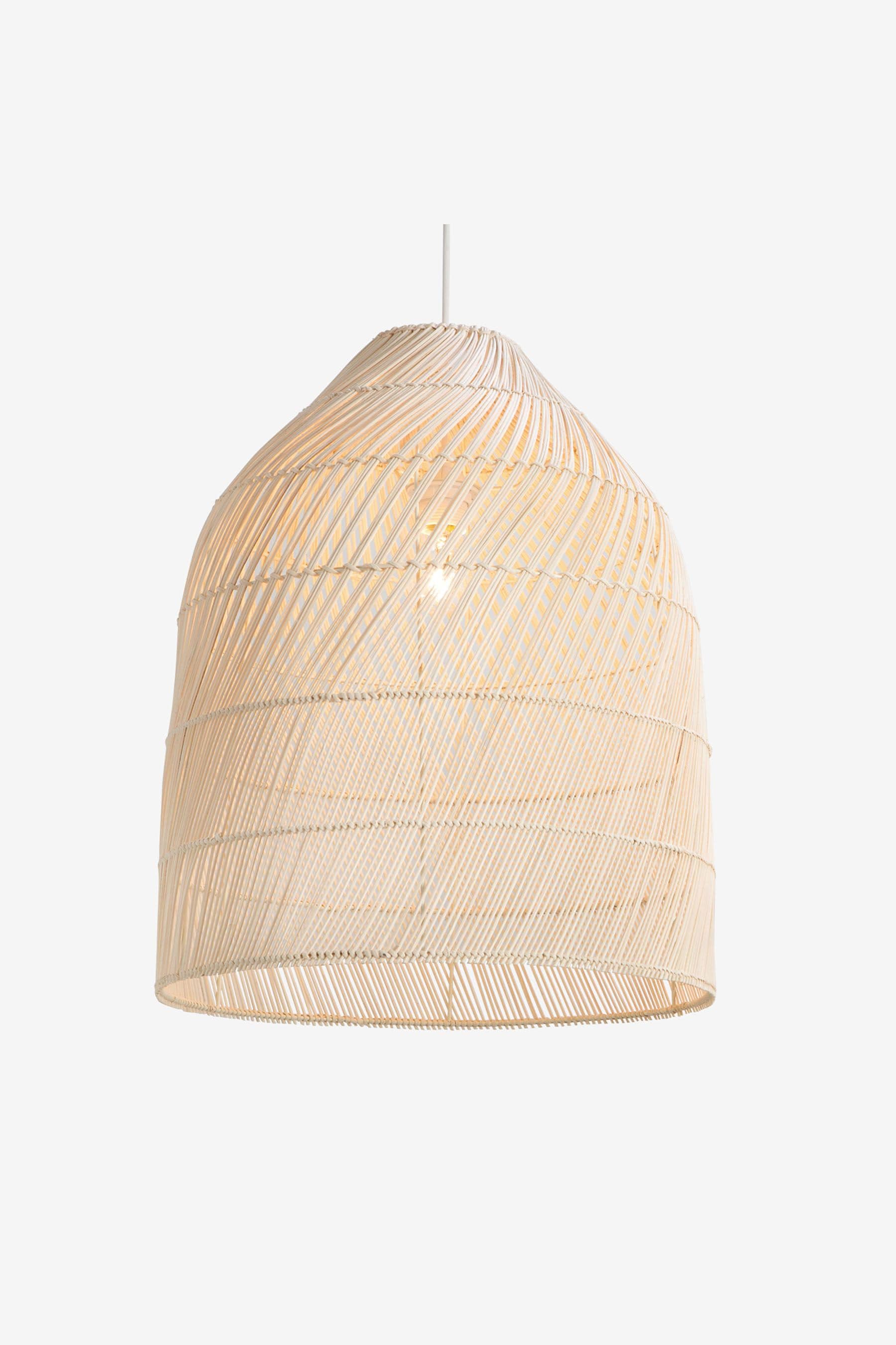 Next wicker shop lampshade