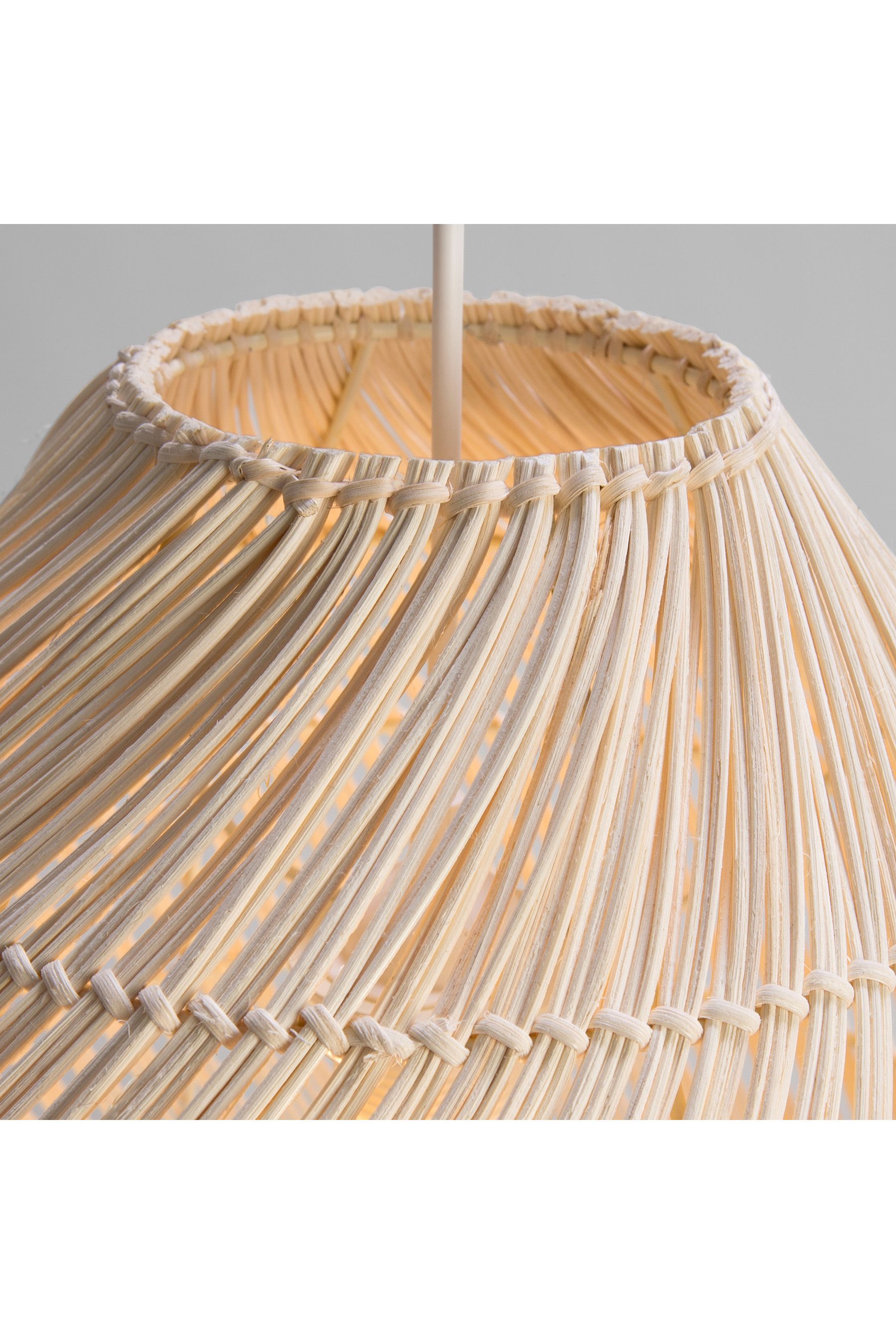 Large natural lamp store shade