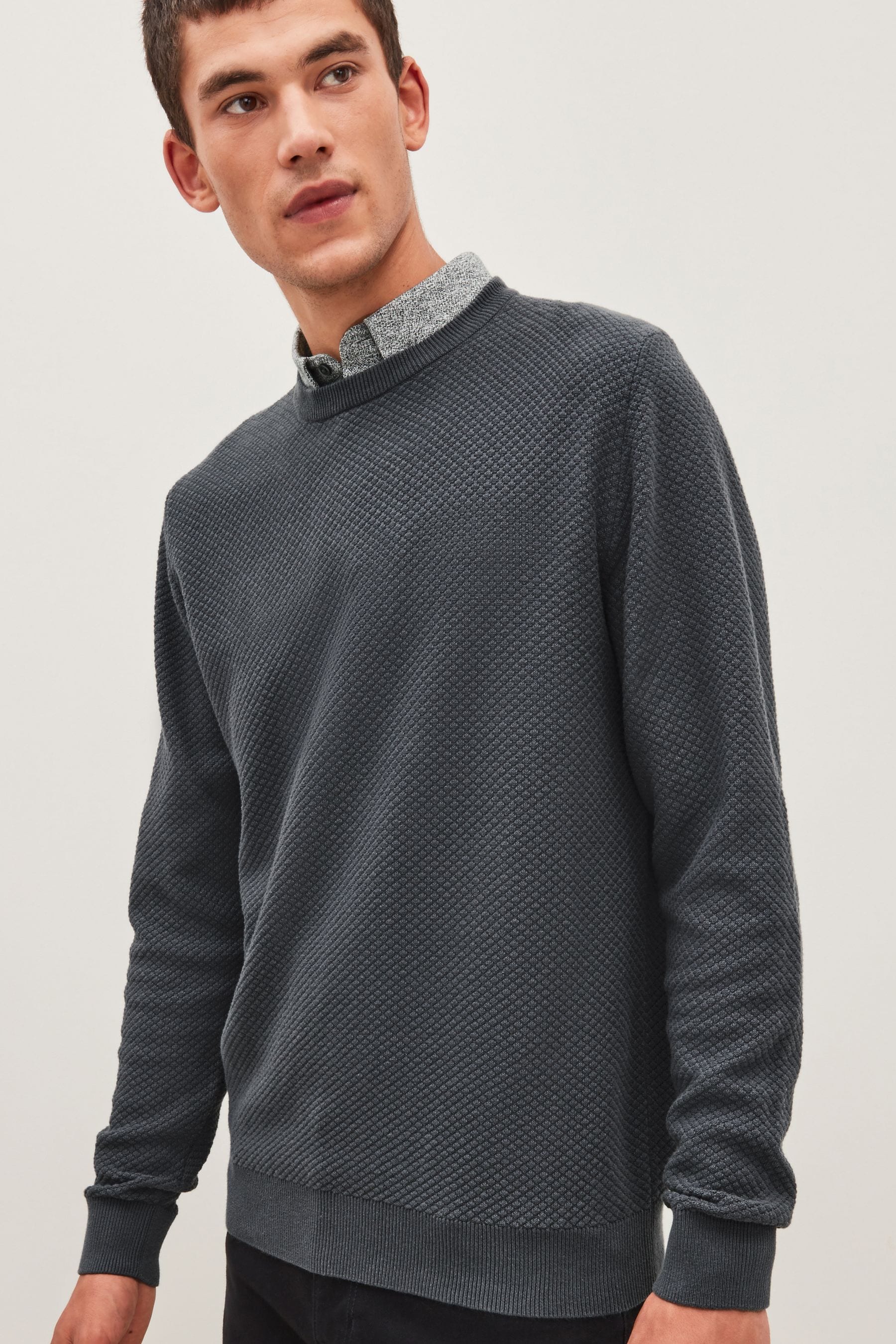 Grey shirt shop jumper