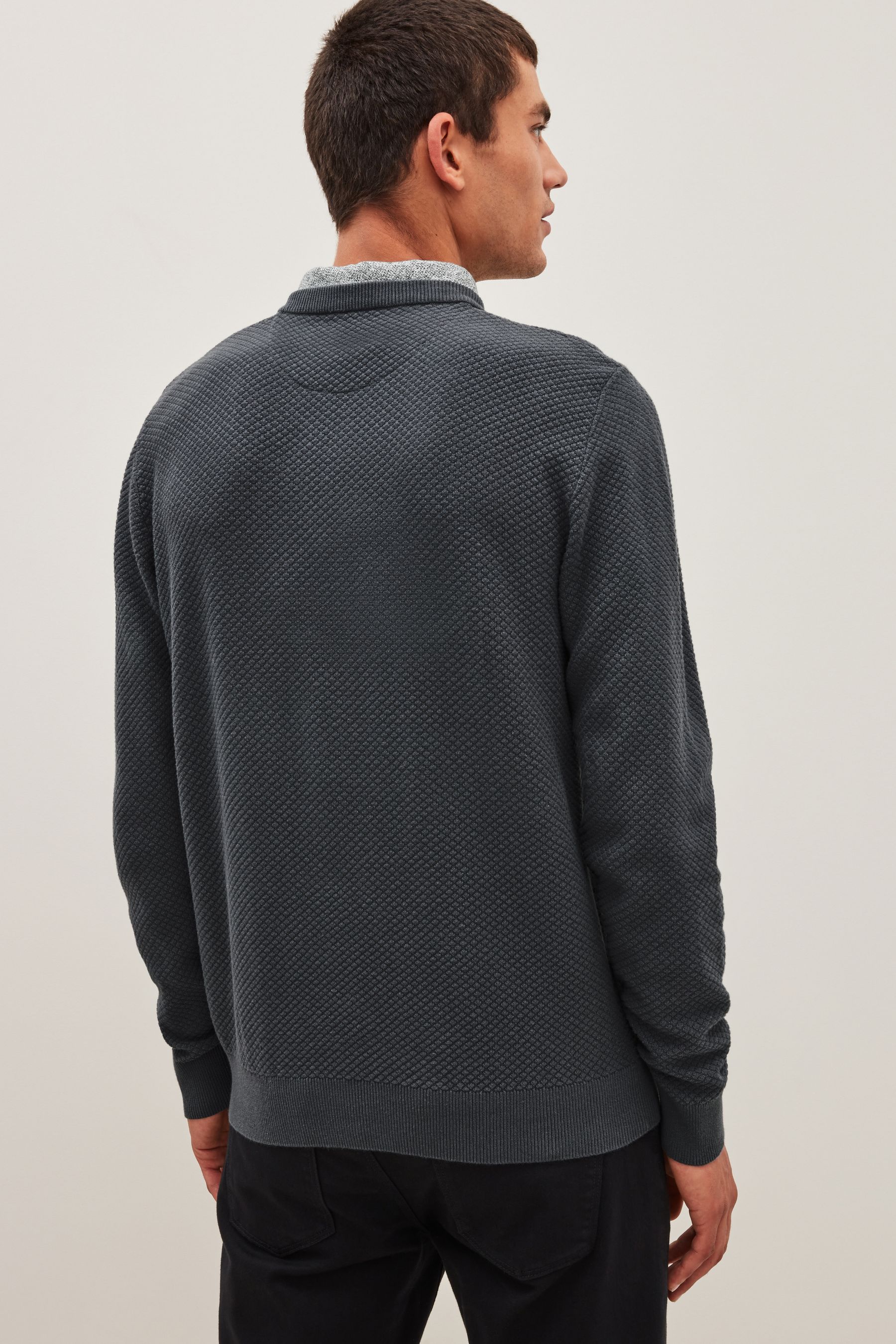 Next mens best sale grey jumper