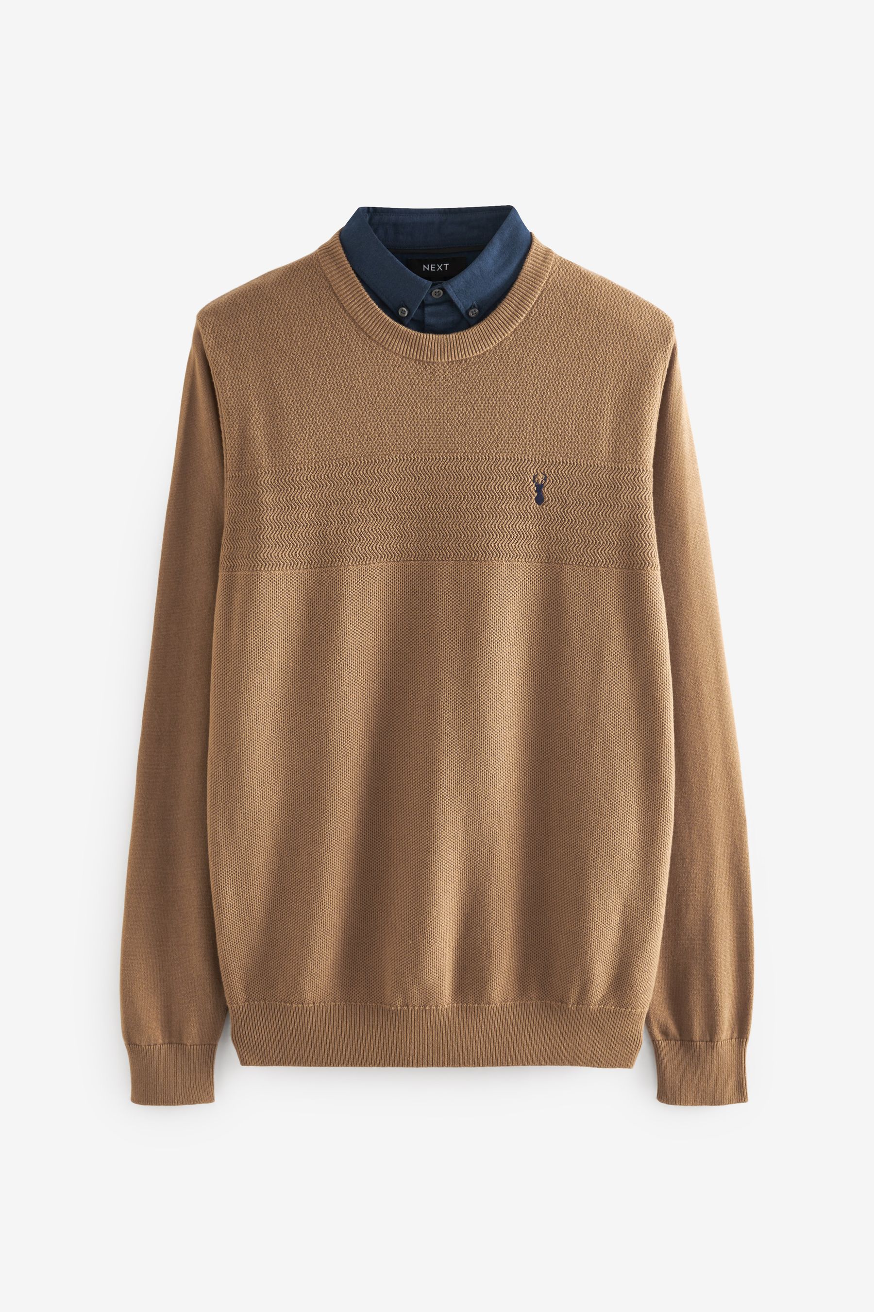 Mens tan jumper store