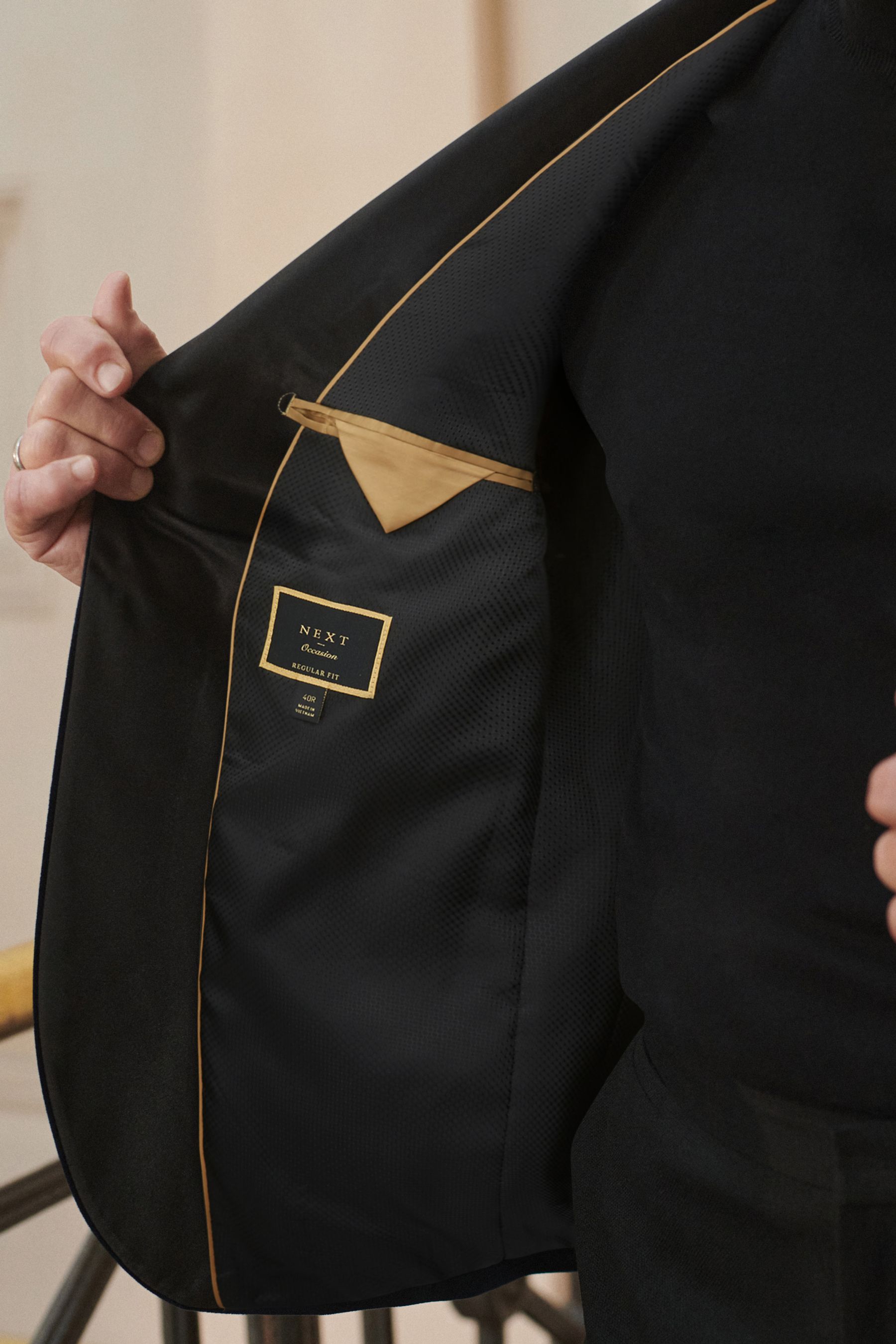 Velvet sale blazer next