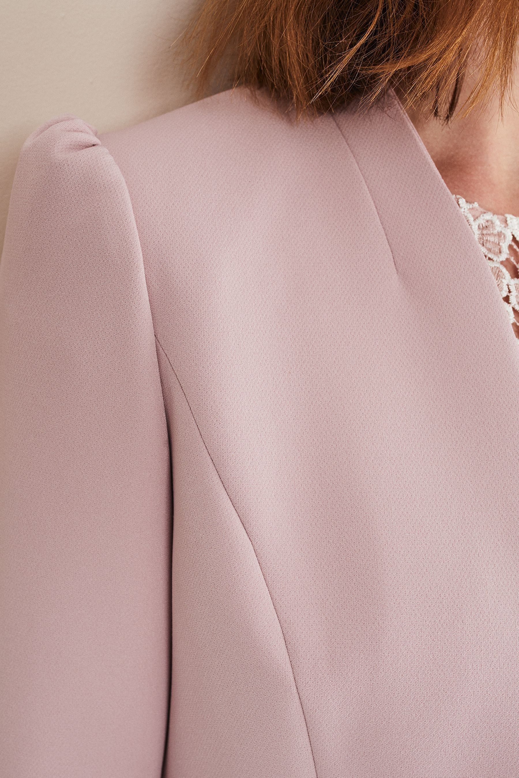 Phase Eight Pink Leanna Cropped Jacket