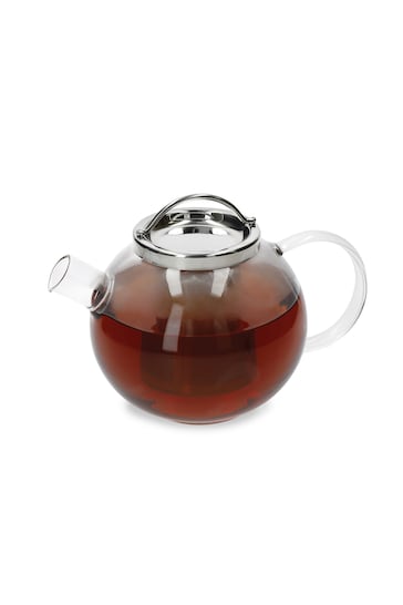La Cafetière Silver Glass 1 Litre Darjeeling Teapot