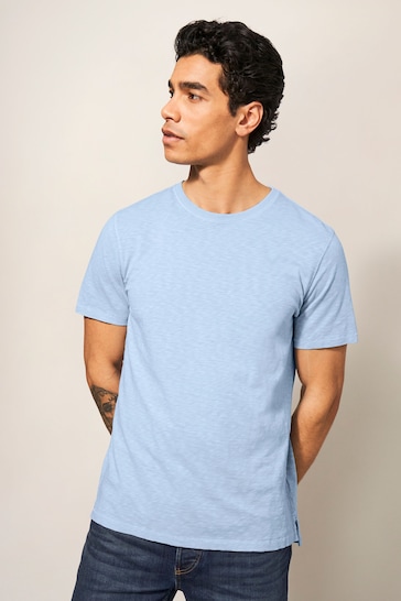 White Stuff Navy Blue Abersoch Short Sleeve T-Shirt