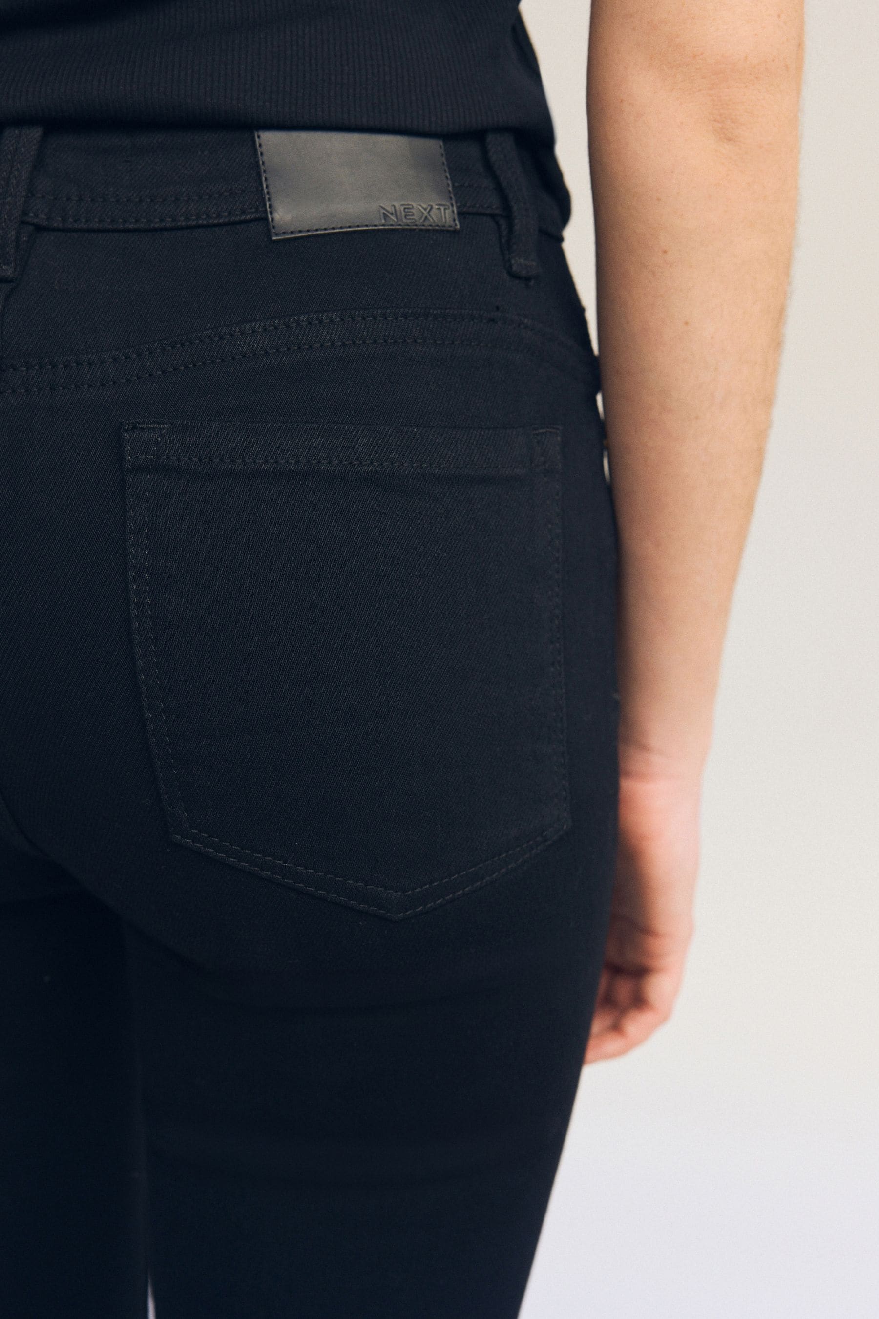 Black jeans with pockets top
