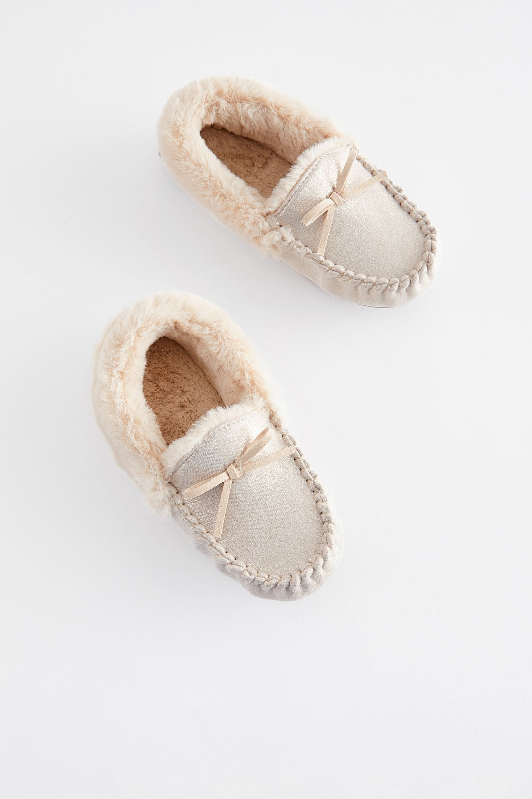 Girls moccasin slippers sale