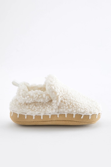 Neutral Cosy Slip-On Baby Shoes (0-18mths)