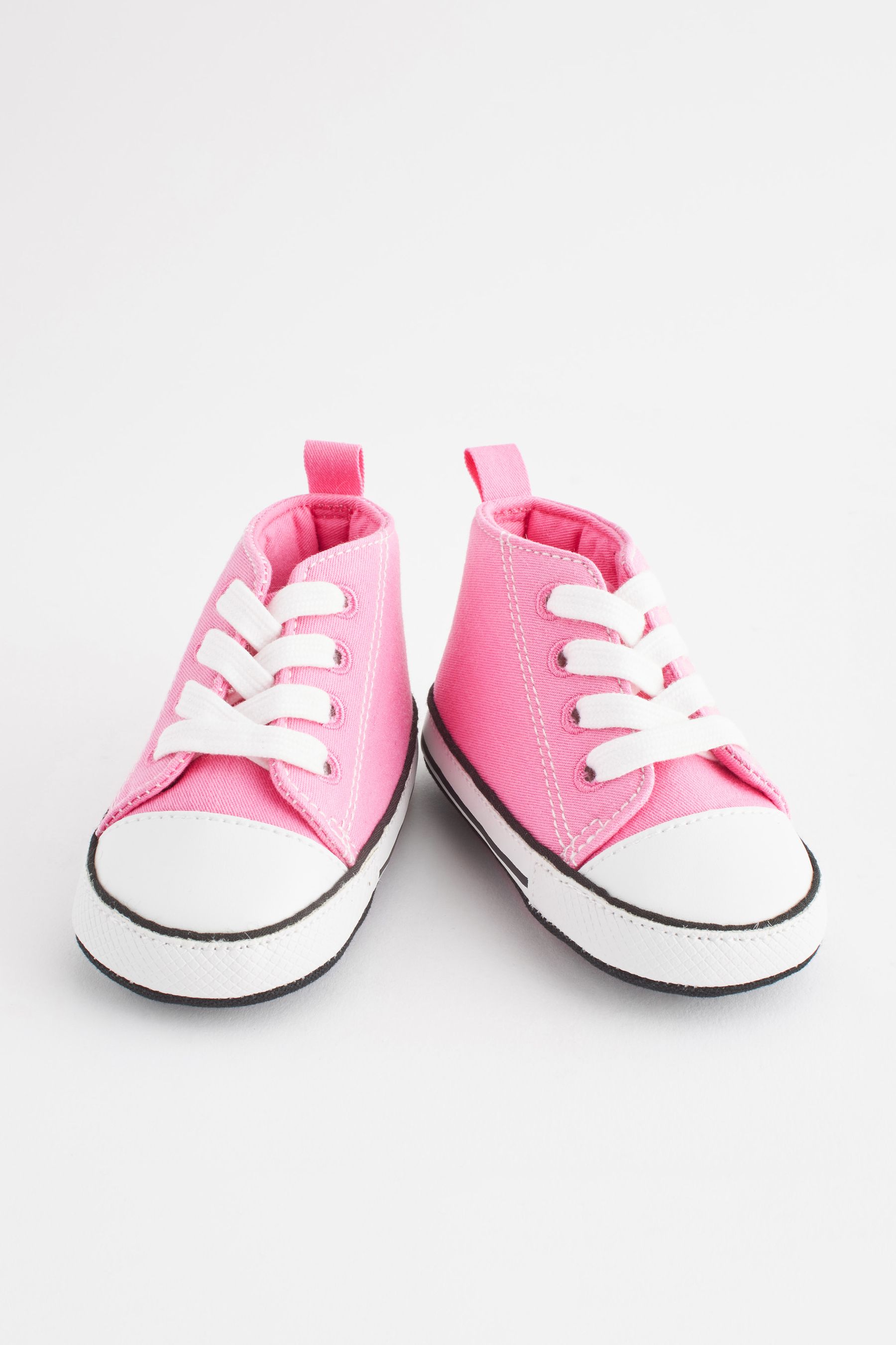 Pink baby trainers store