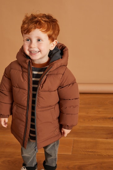 Brown Bear Padded Coat (3mths-7yrs)