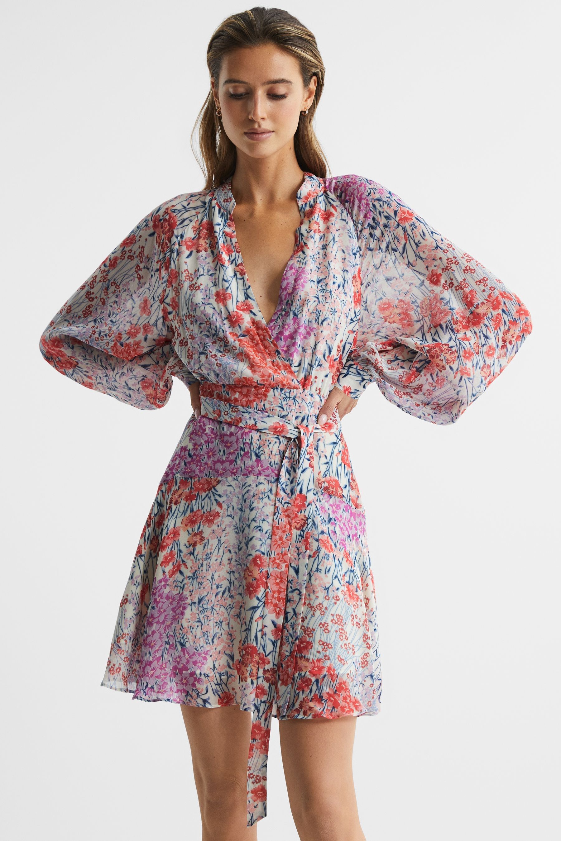 Reiss floral dress store