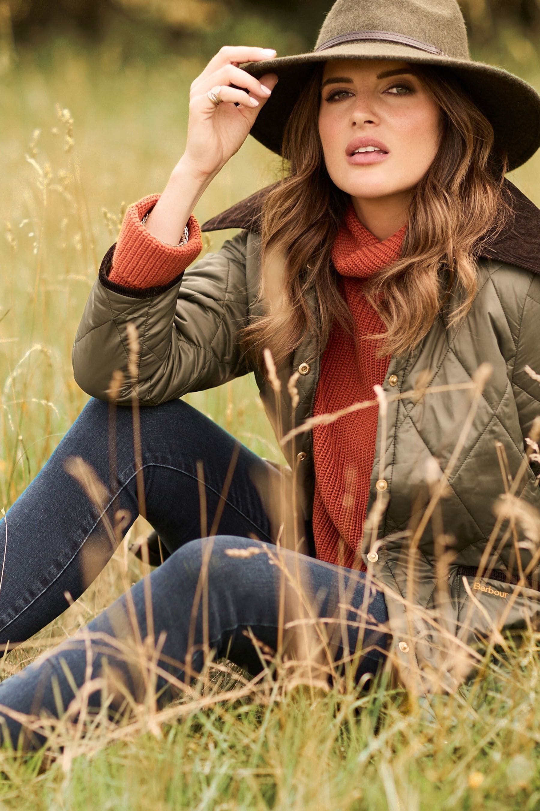 Barbour khaki outlet