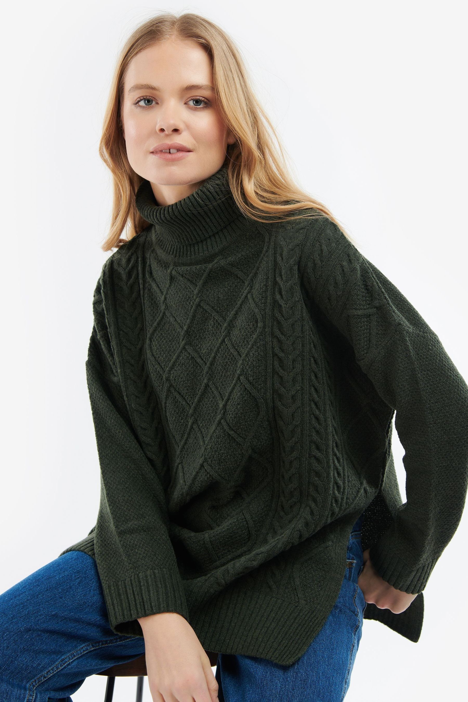 Green sale barbour jumper