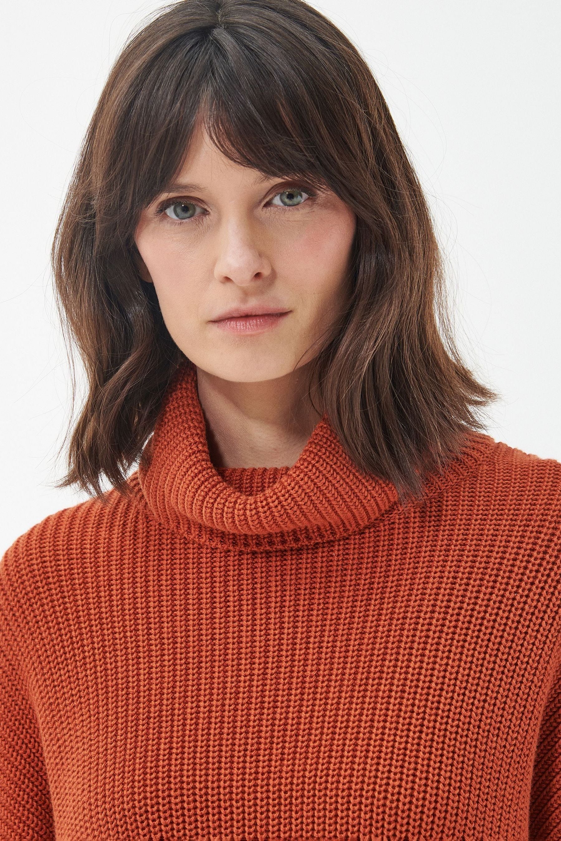 Barbour sweater shop womens Orange