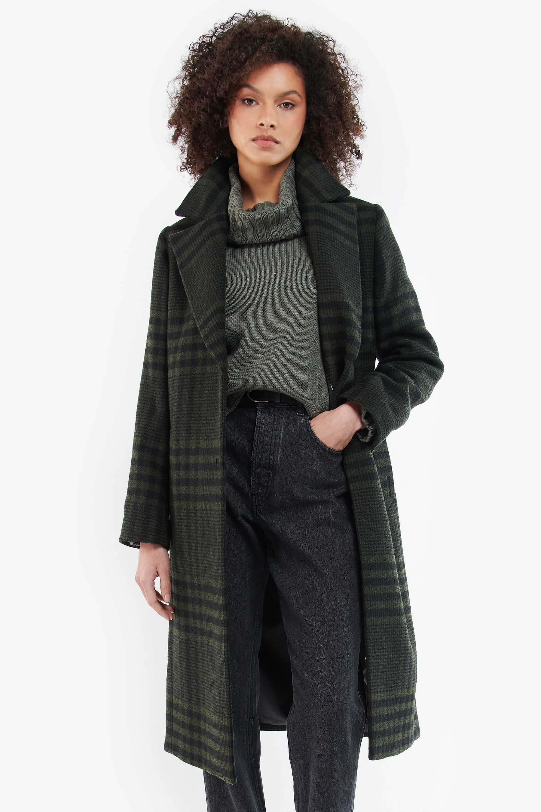 Barbour wool jacket kids Green hot sale