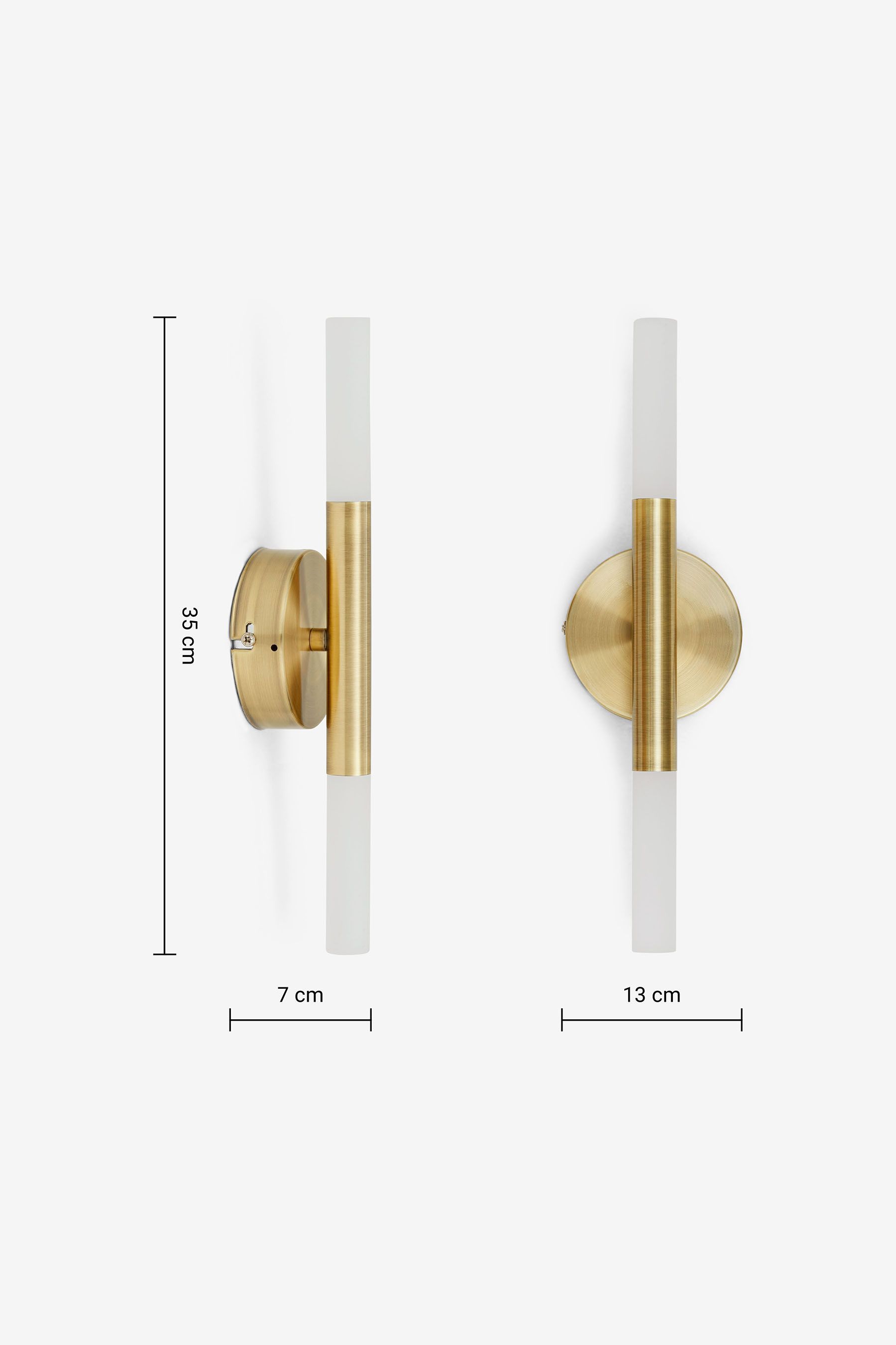 MADE.COM Brass Wanda Wall Light