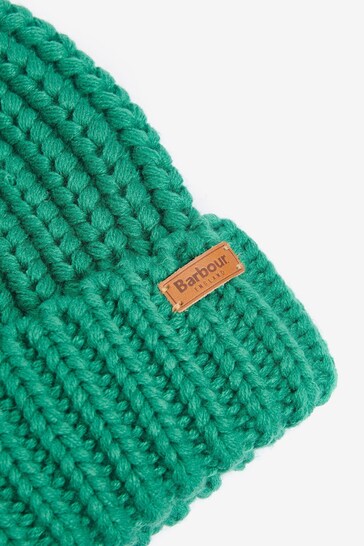 green barbour beanie
