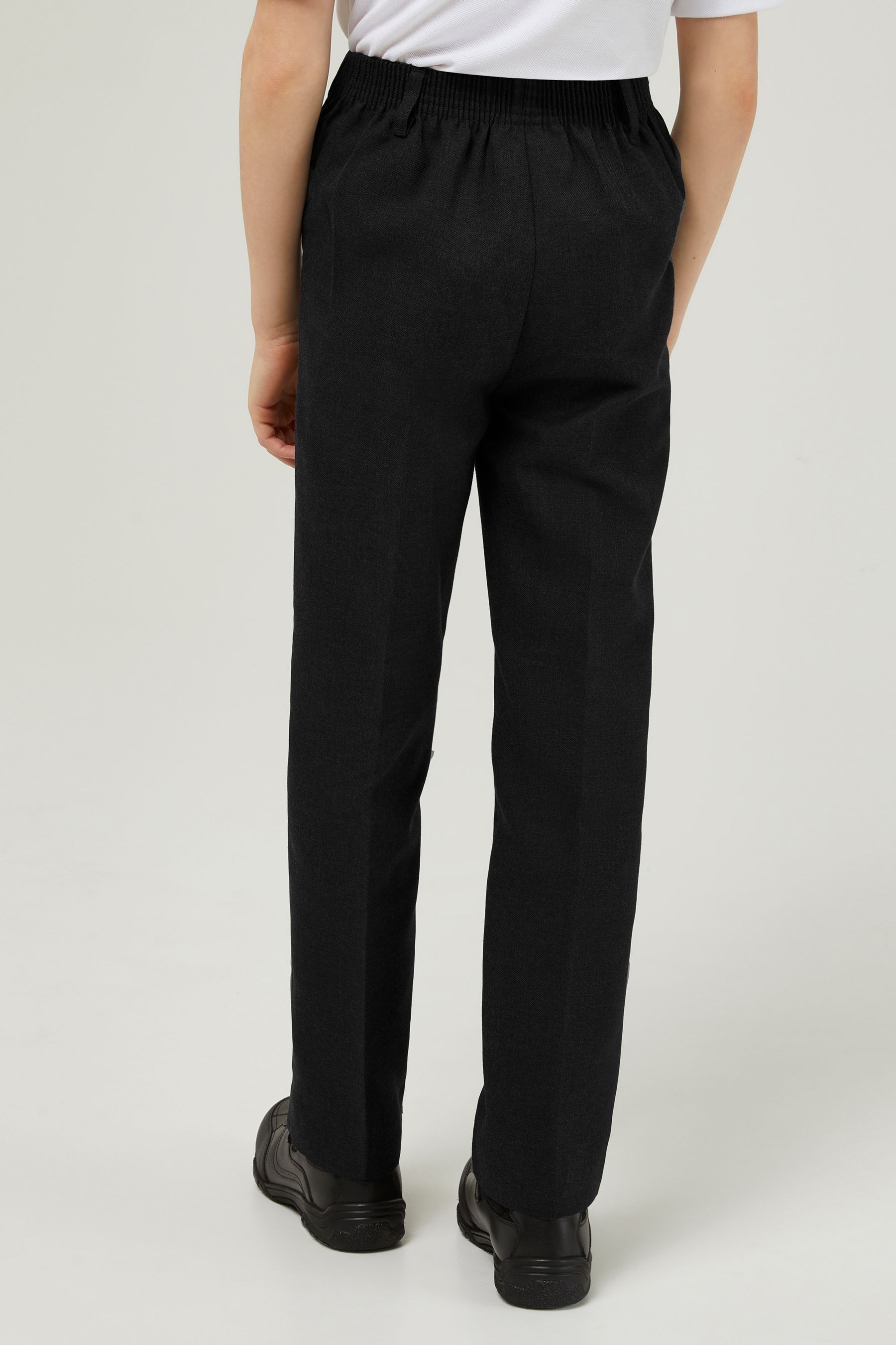 Buy Black Skinny Fit Stretch High Waist School Trousers (9-18yrs) from Next  USA