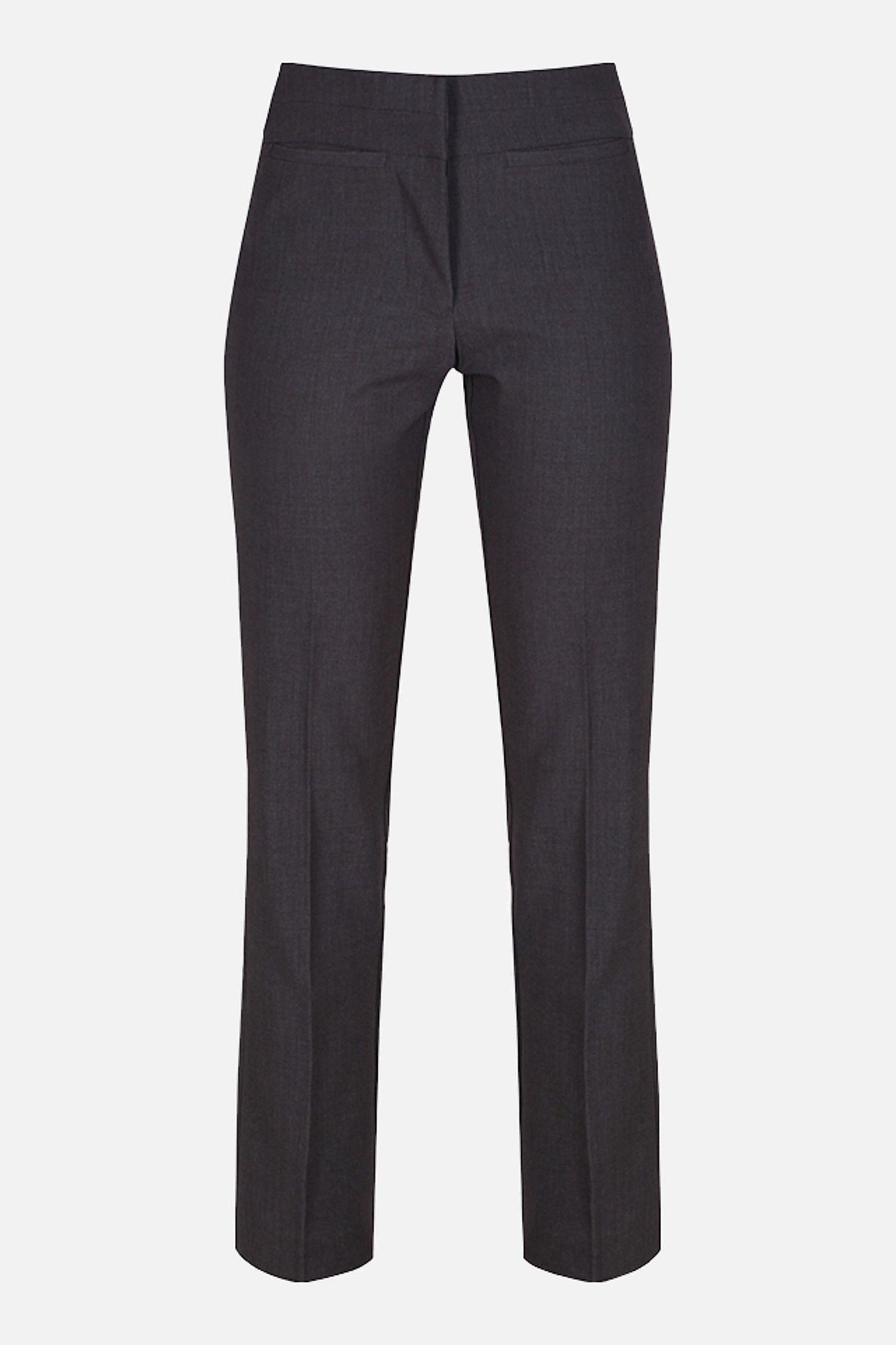 Buy Trutex Girls Straight Leg Grey School Trousers from the Next