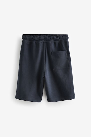 Navy/Charcoal 2 Pack Basic Jersey Shorts (3-16yrs)