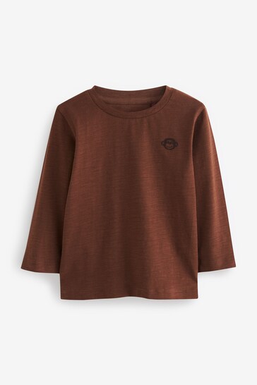 childrens brown long sleeve top