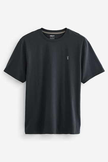 Stone/ Light Blue/ Charcoal Grey/ Mushroom Brown T-Shirt 4 Pack