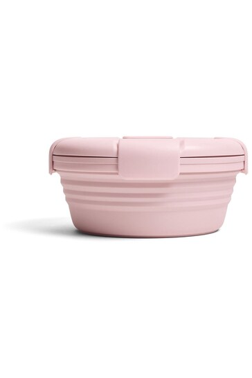 Stojo Pink Pocket Cup And Lunch Bowl
