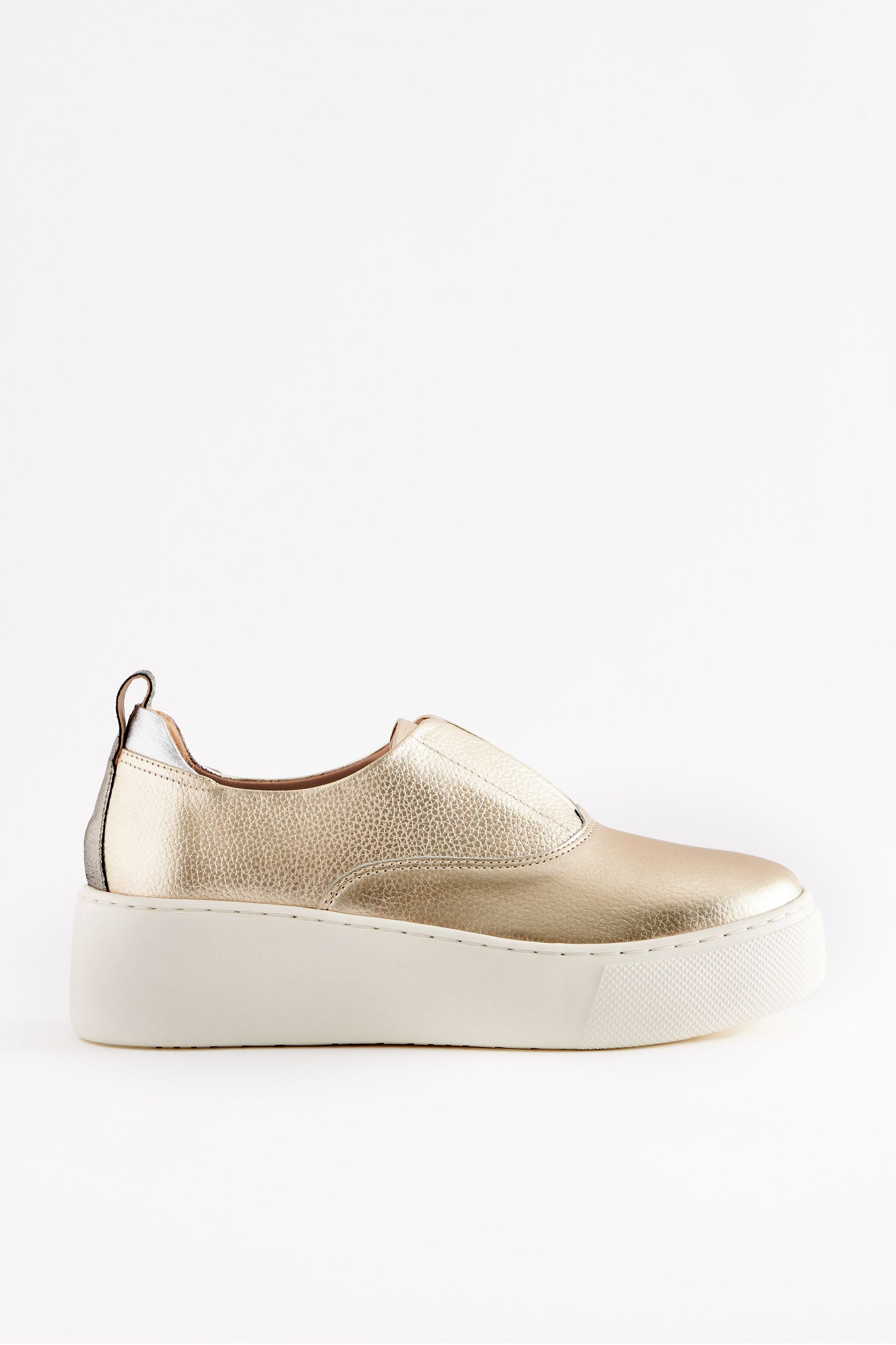 Gold platform trainers discount