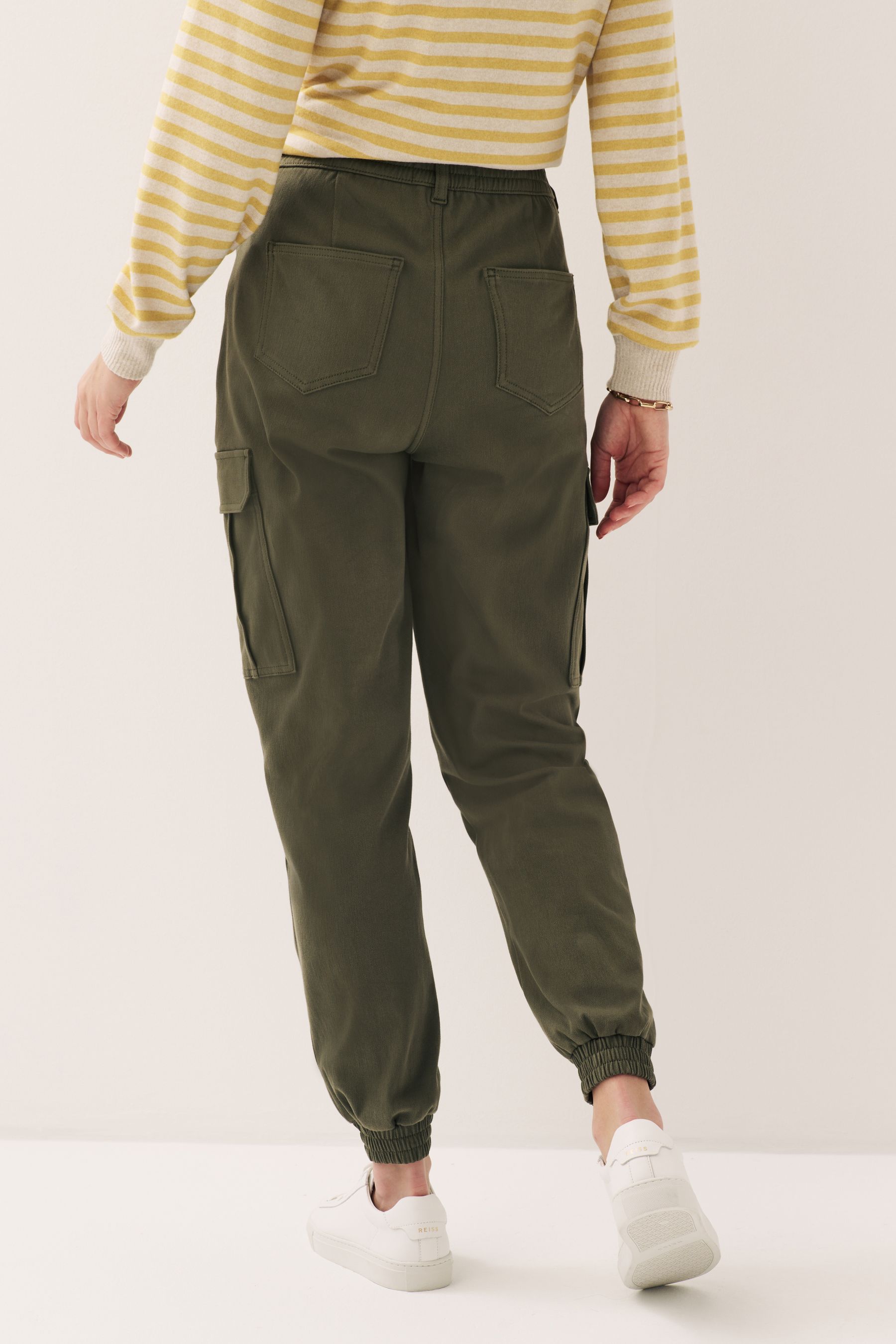 Khaki jeggings next online
