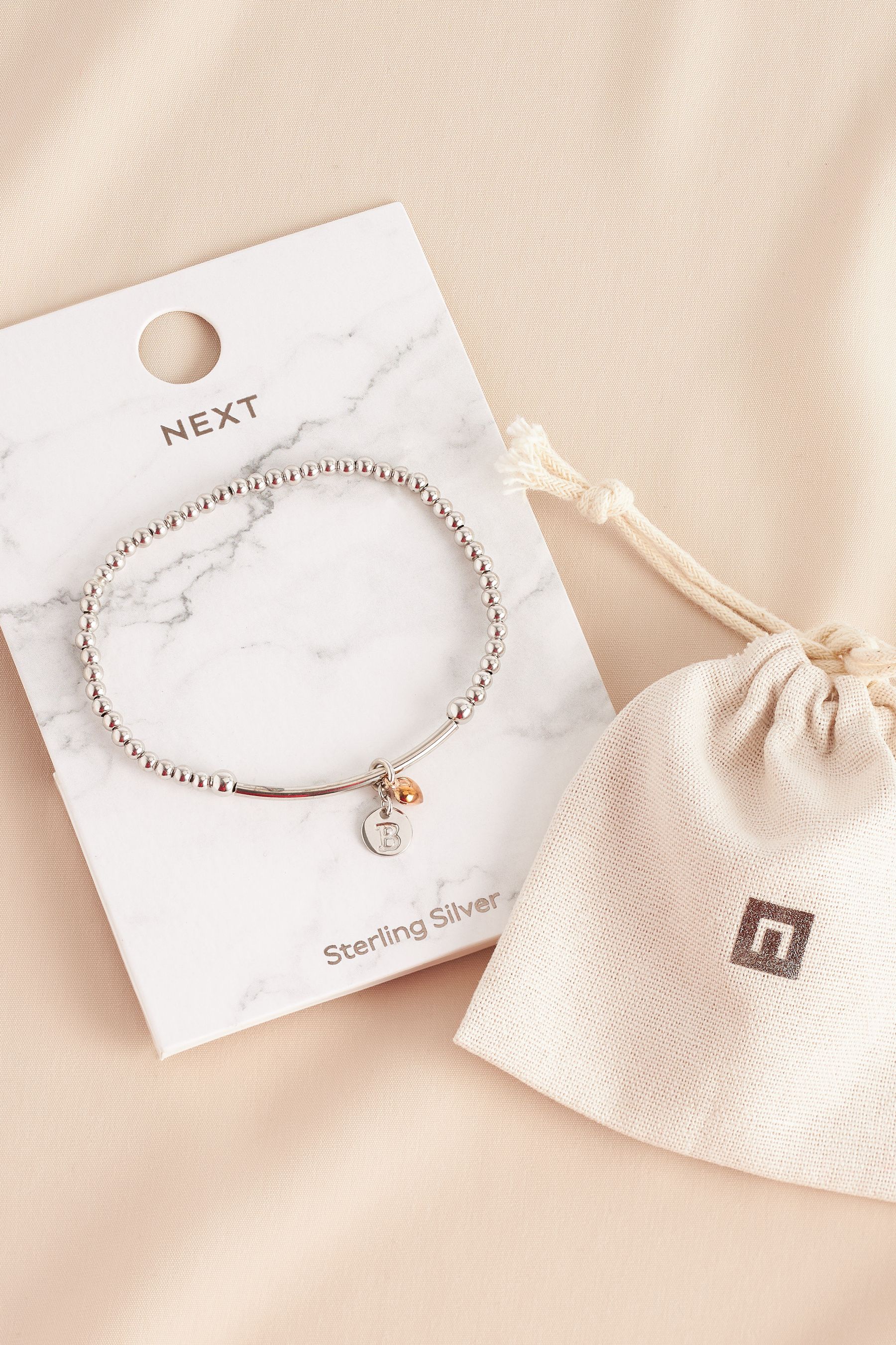 Silver top bracelet next