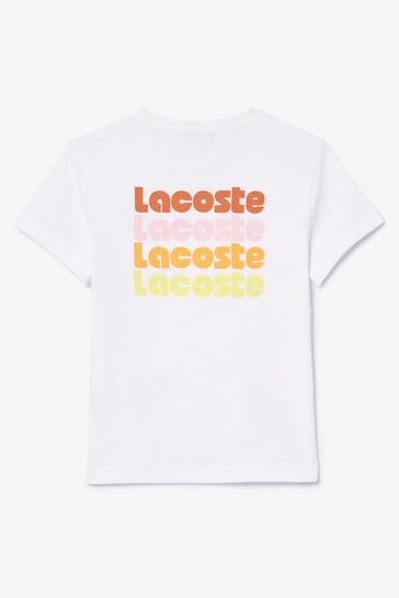 Lacoste Kids Summer Back Print T-Shirt