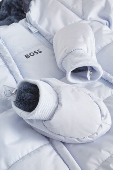 BOSS Baby Blue Logo Snowsuit