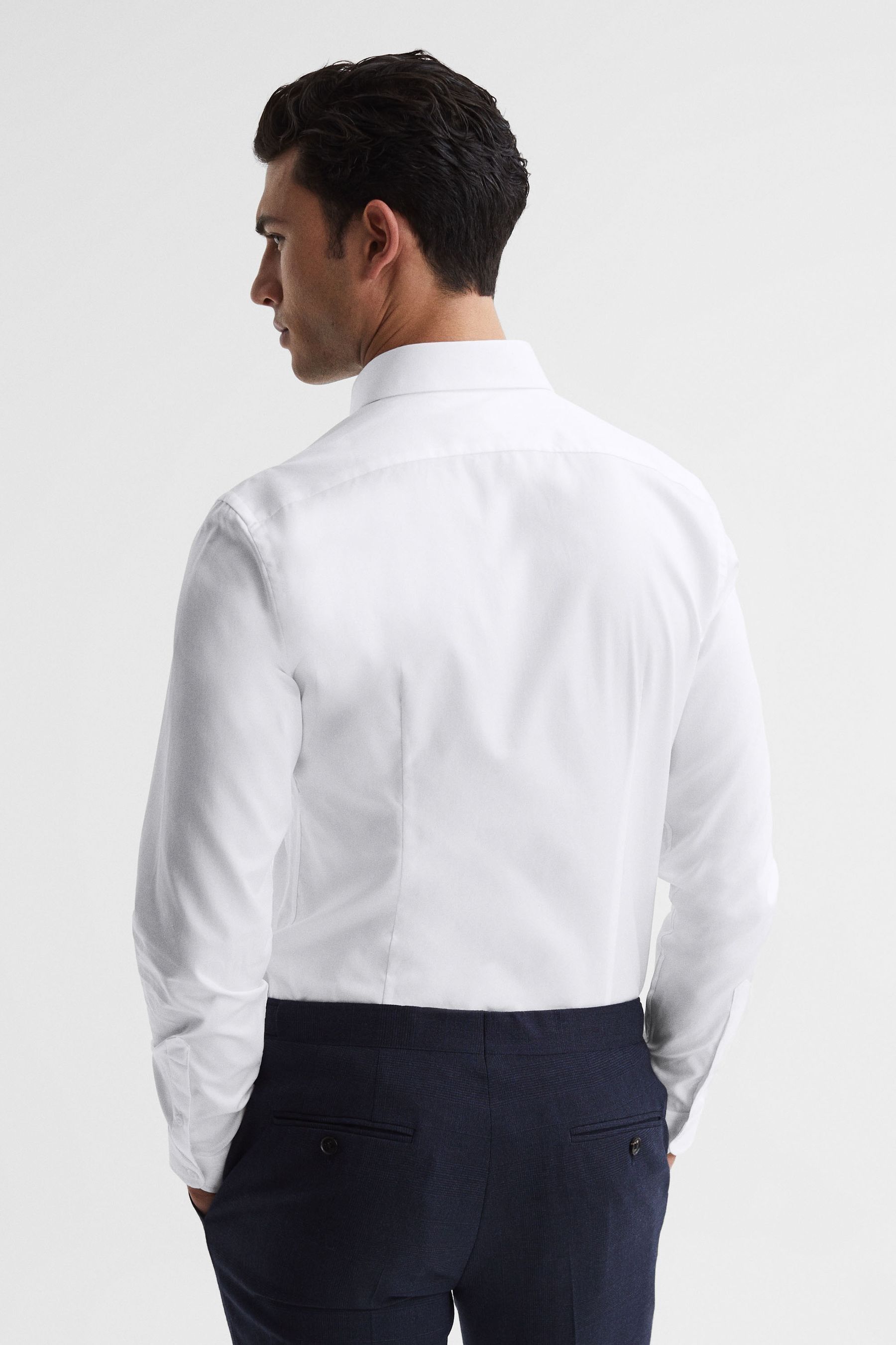White penny collar shirt next hotsell