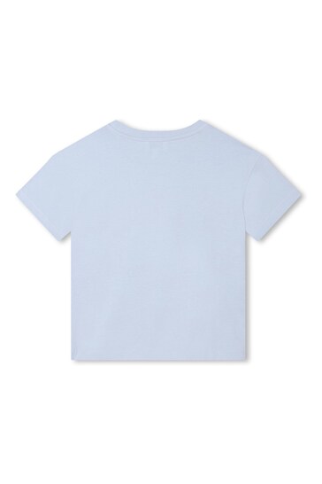 Kenzo Kids Blue Logo T-Shirt