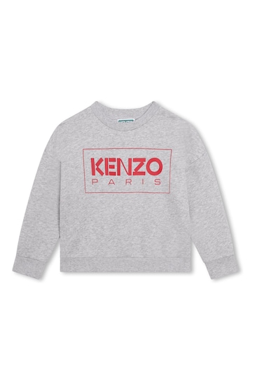 Kenzo Kids Grey Logo Sweatshirt