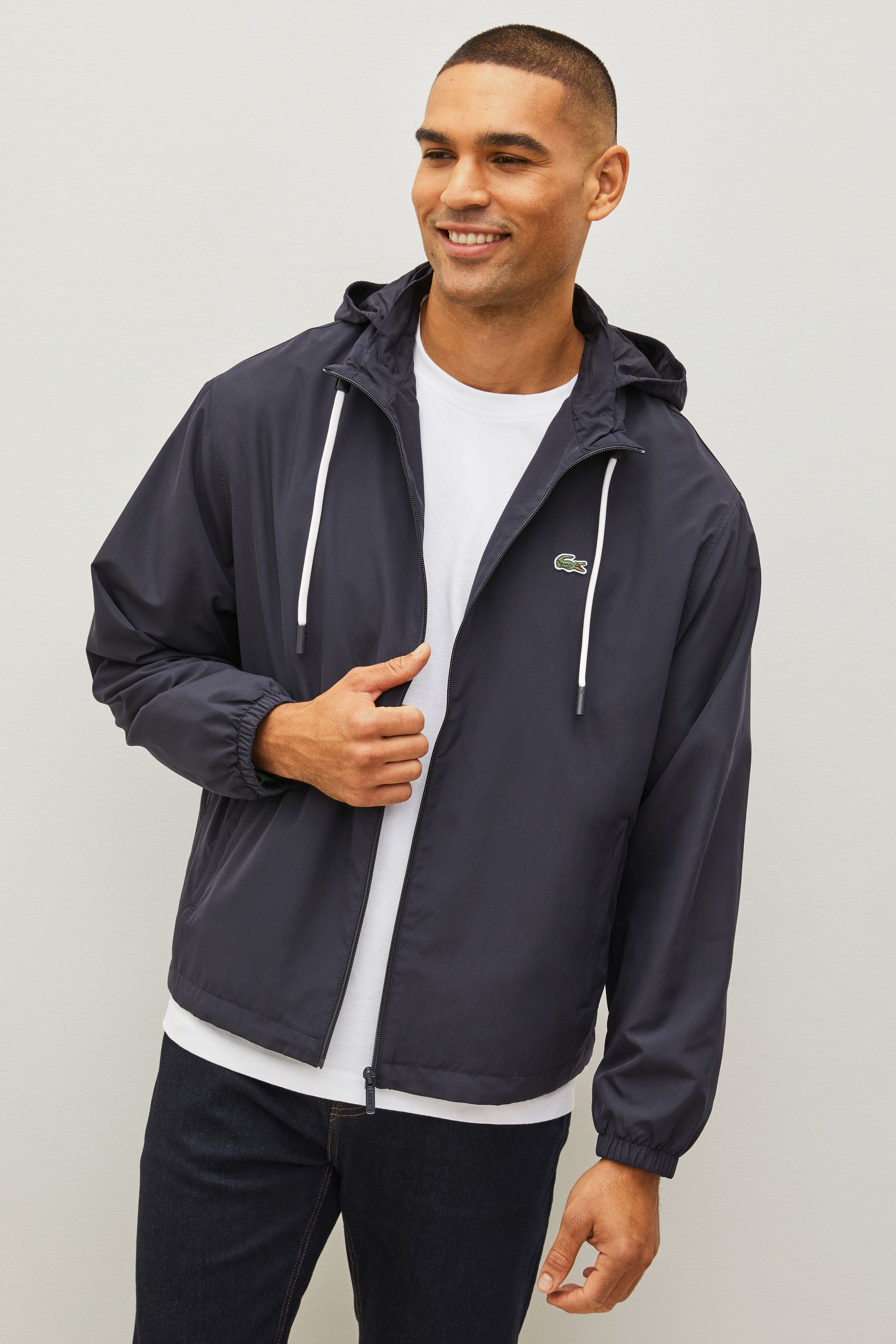 Lacoste grey store jacket