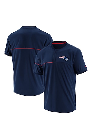 Fanatics NFL New England Patriots Blue Branded Prime Polo T-Shirt