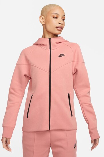 Nike Pink Sportswear Tech Fleece Hoodie