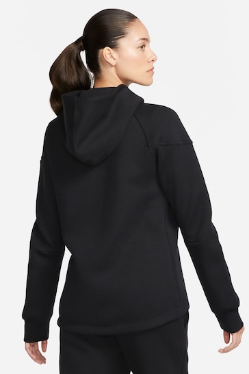 Nike Black Sportswear Tech Fleece Windrunner Full-Zip Hoodie