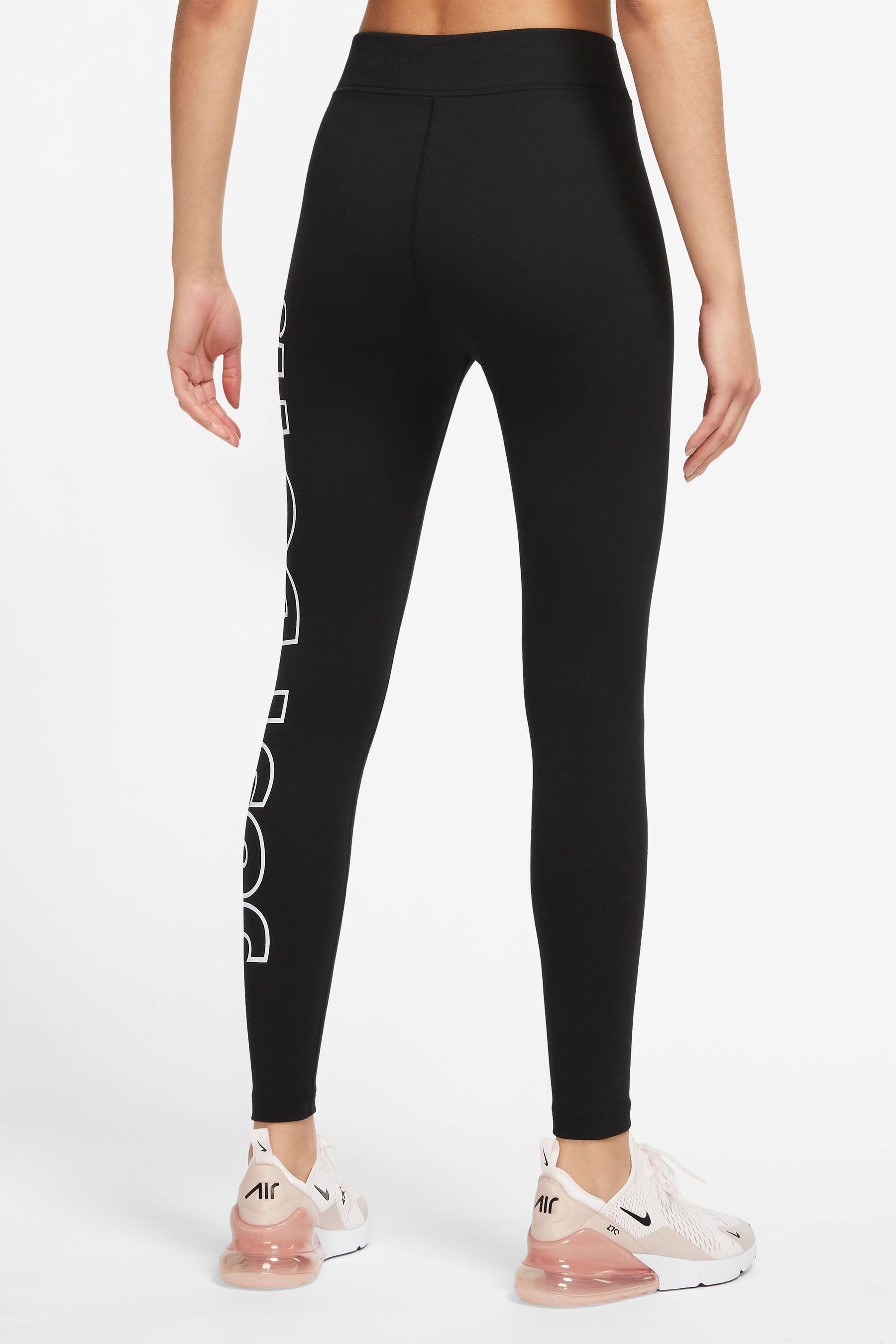 Buy Nike Black Sportswear Logo Leggings from the Next UK online shop