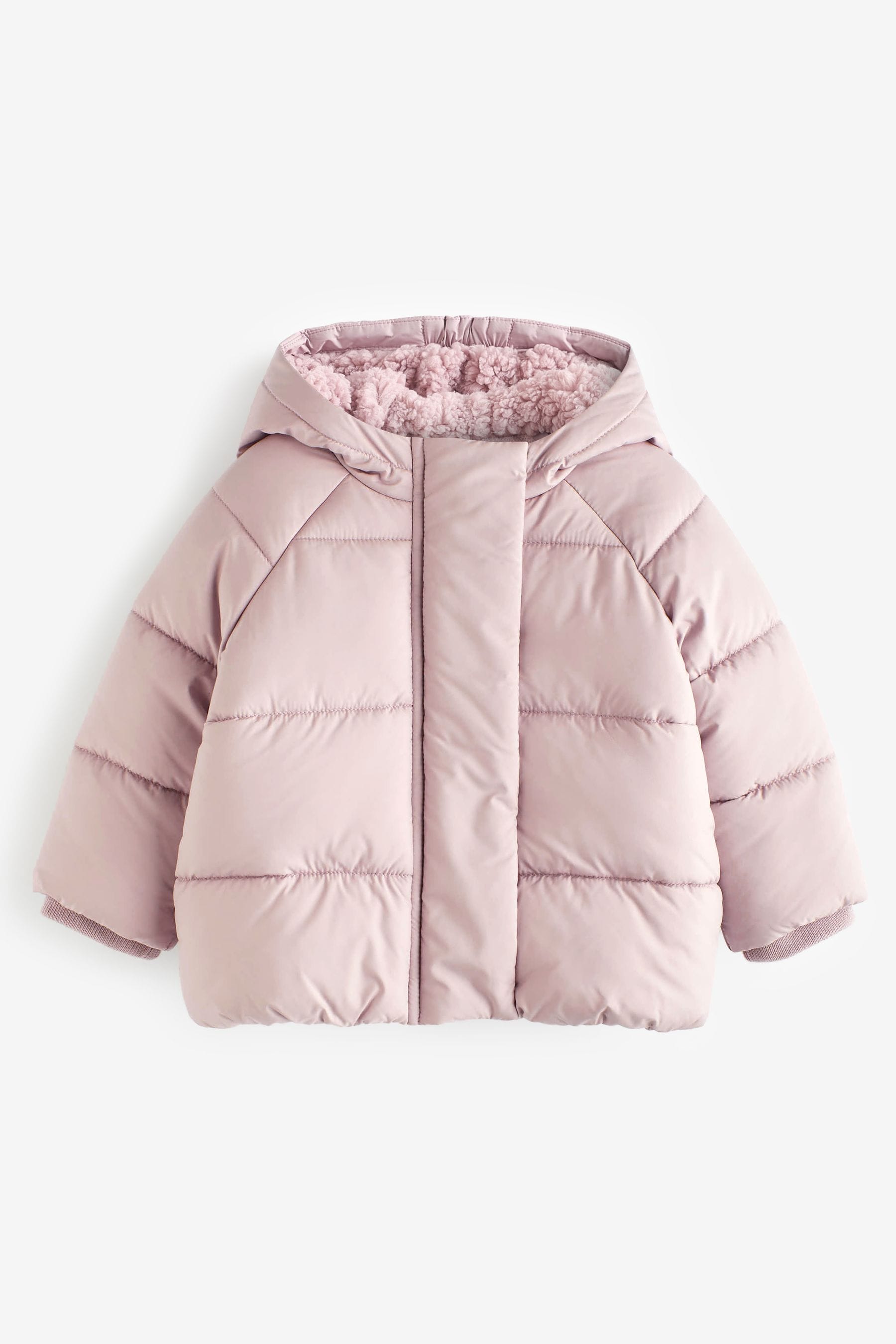 Buy Lilac Purple Padded Baby Jacket With Hood 0mths 2yrs from