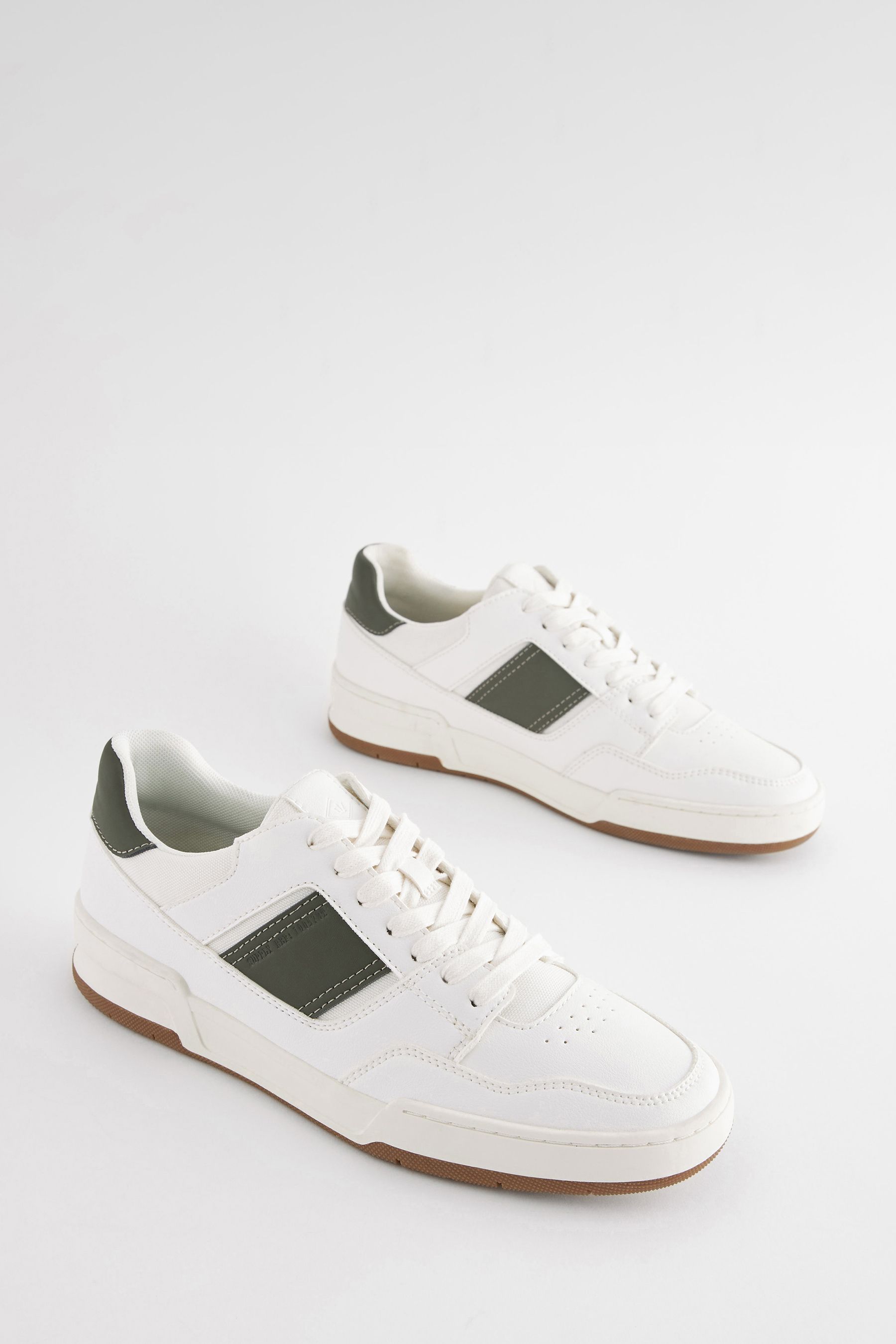 White smart casual discount trainers