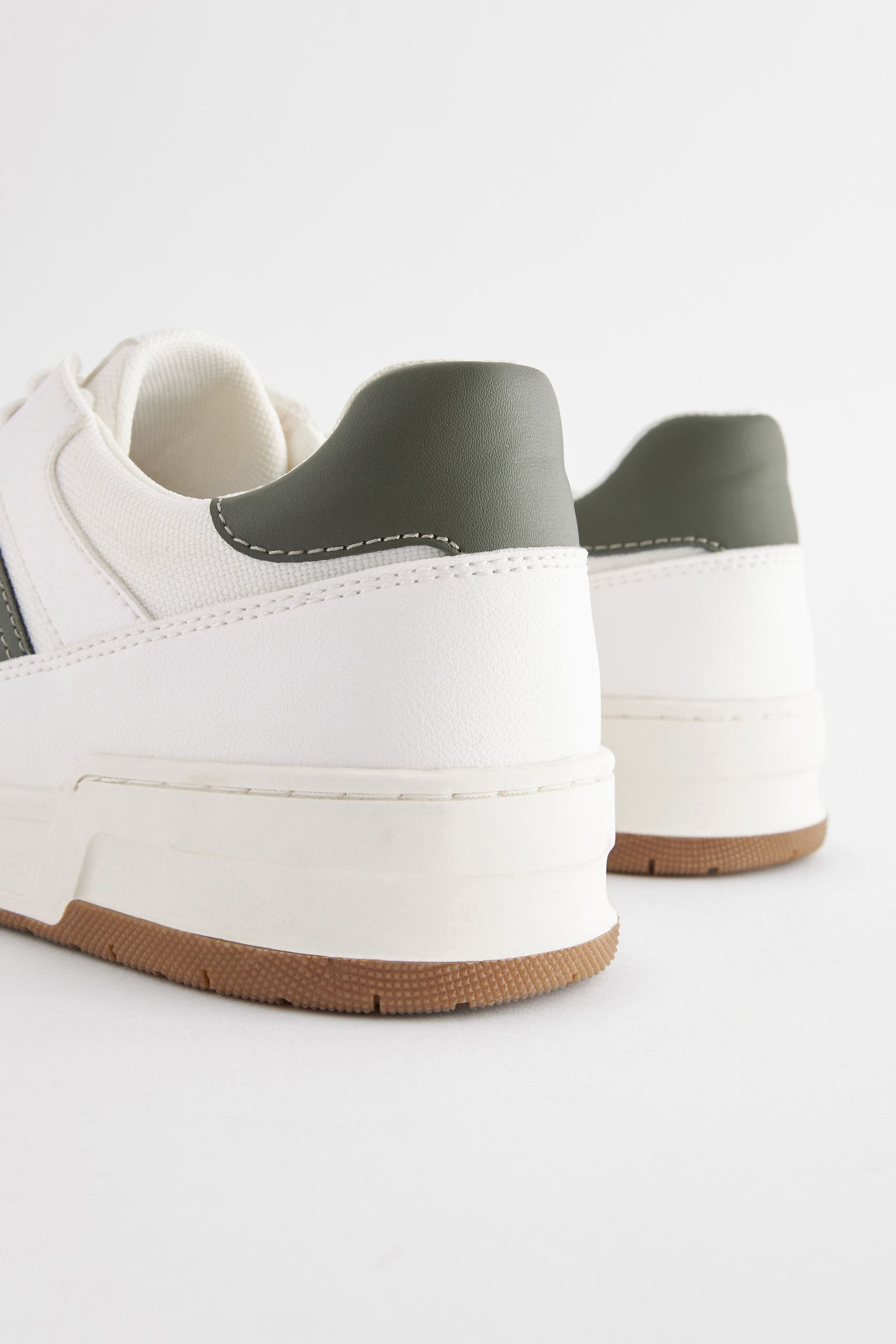 Smart mens white trainers sales