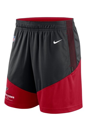 Nike Black NFL Fanatics Atlanta Falcons On-field sideline Dri-Fit Knit Shorts