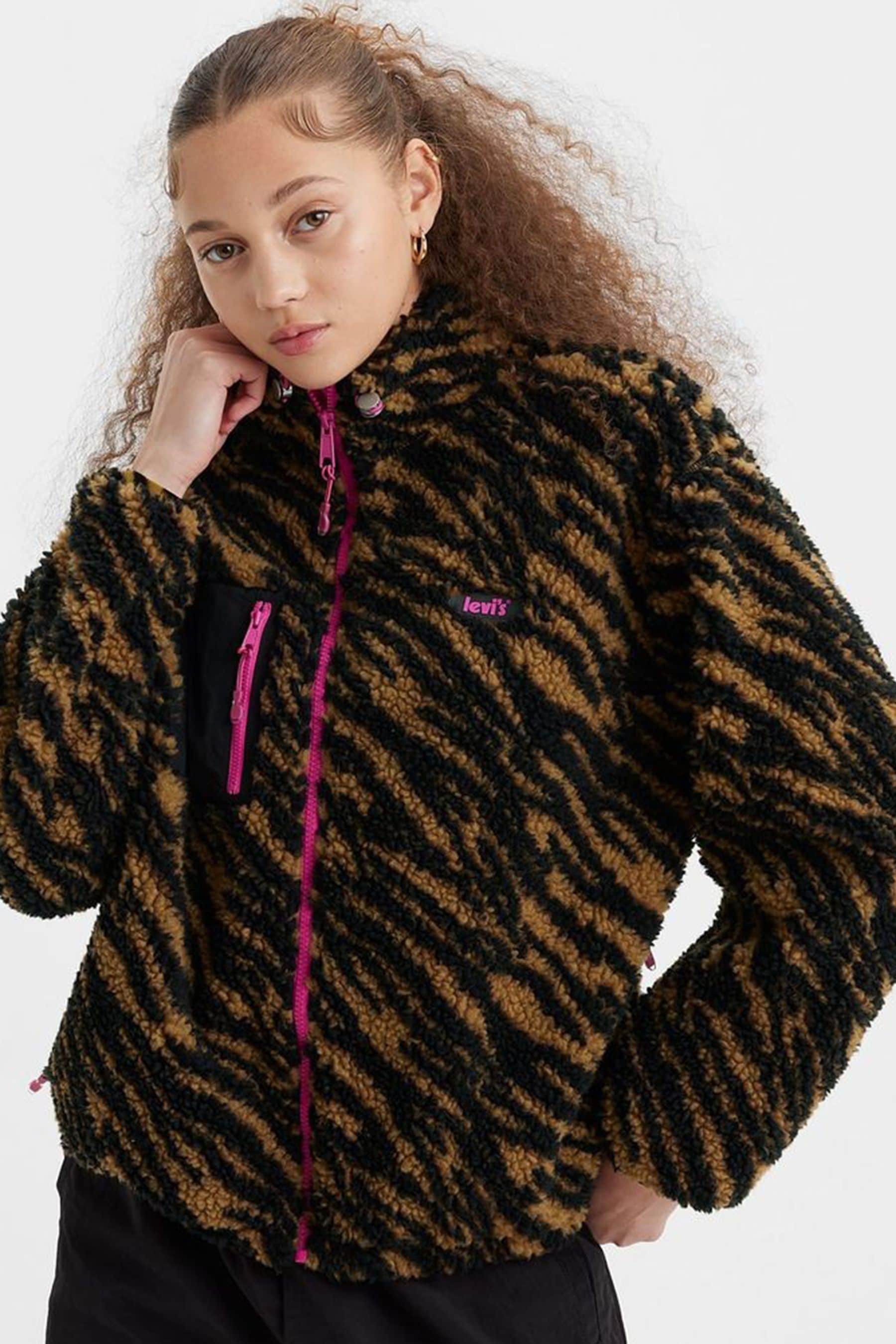 Levi's leopard print jacket clearance