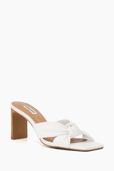 Buy Dune London Maize Soft Knot Stacked Mules from the Next UK online shop