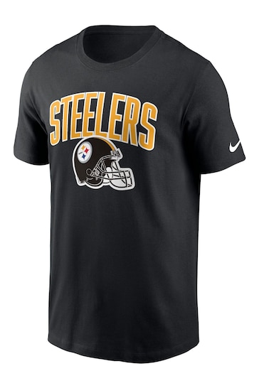 Nike Black NFL Fanatics Pittsburgh Steelers Essential Team Athletic T-Shirt