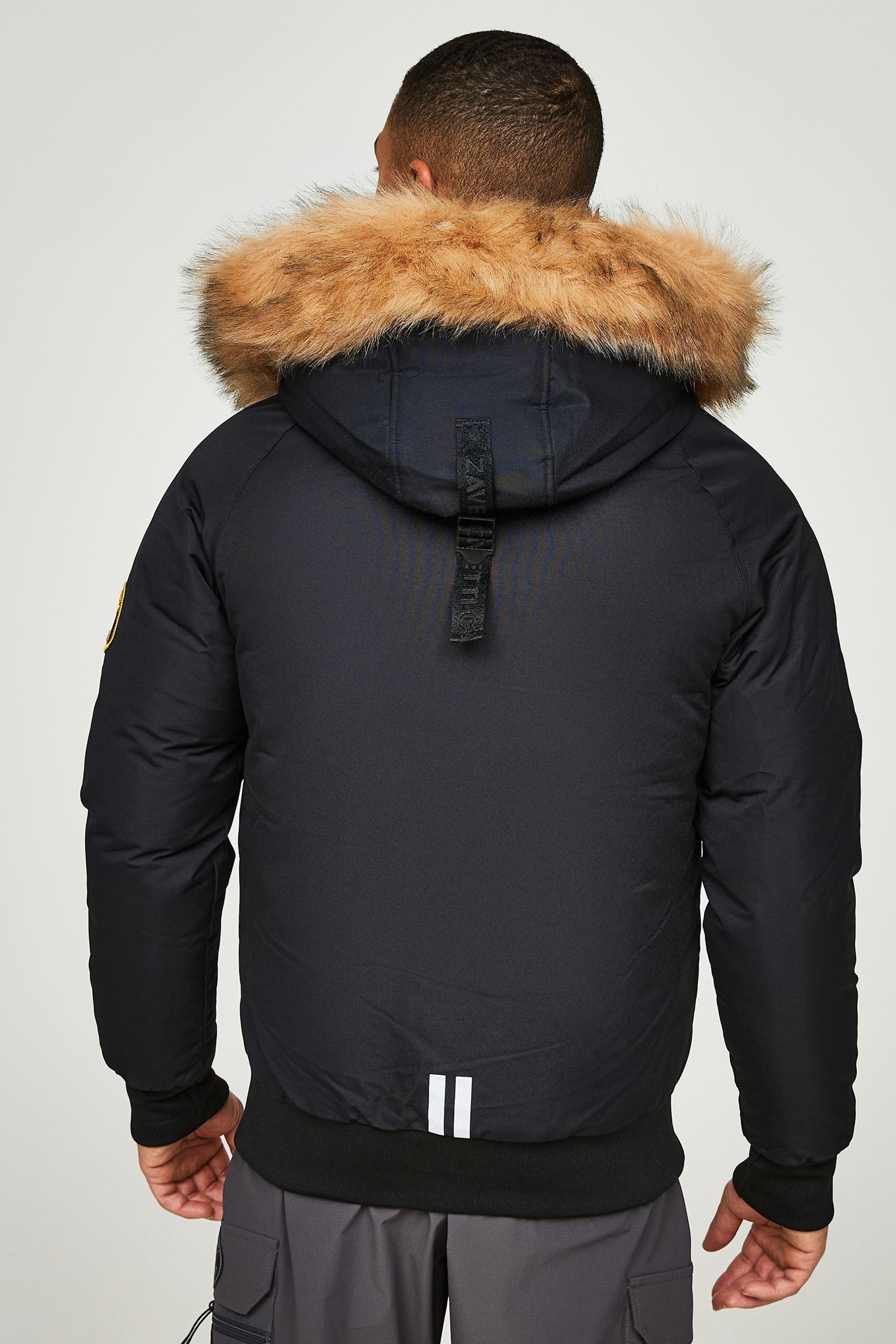 Buy Zavetti Canada Mens Abelli 2.0 Hooded Bomber Jacket from the