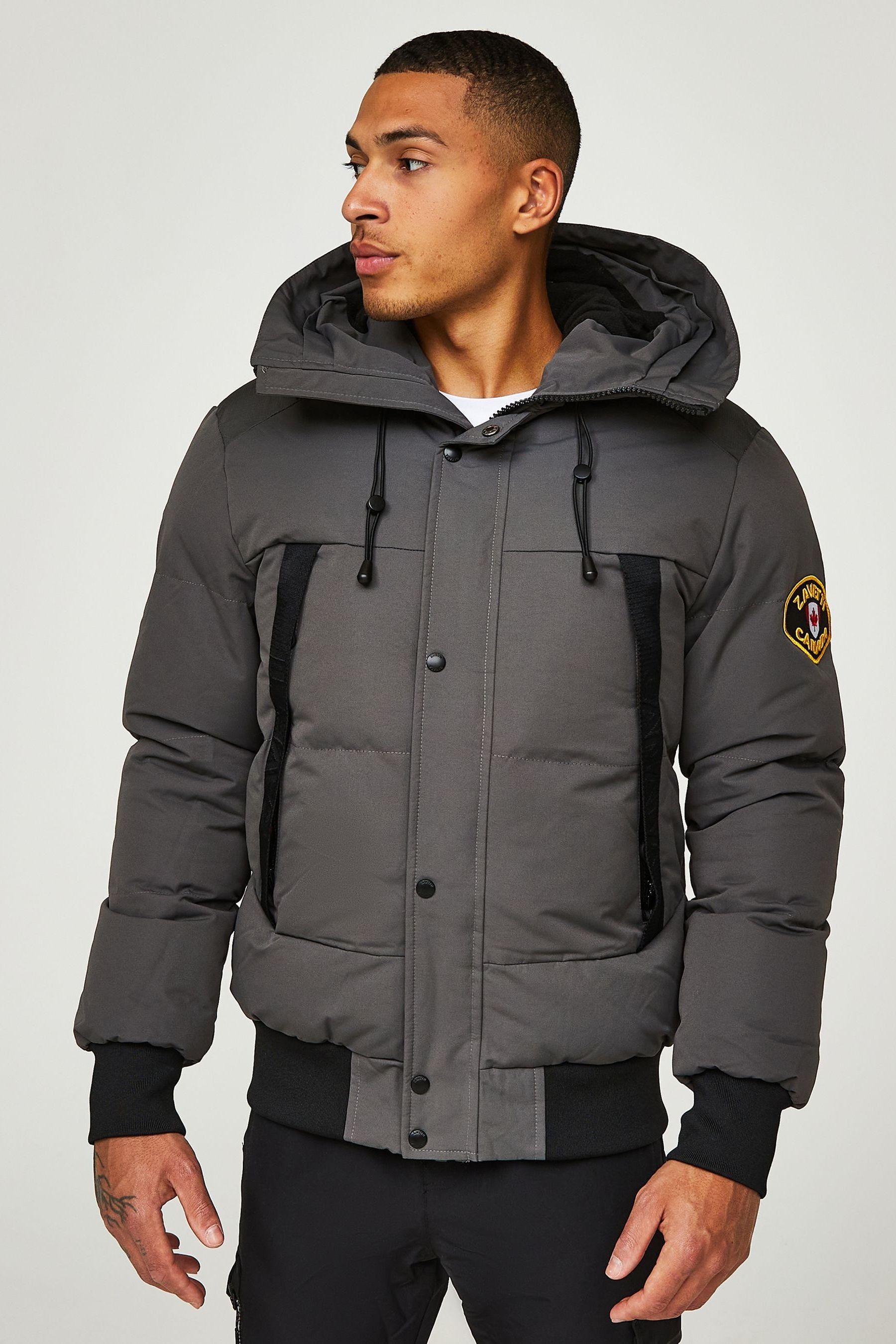 Buy Zavetti Canada Mens Aylmer Bomber Parka Jacket from the Next UK online shop
